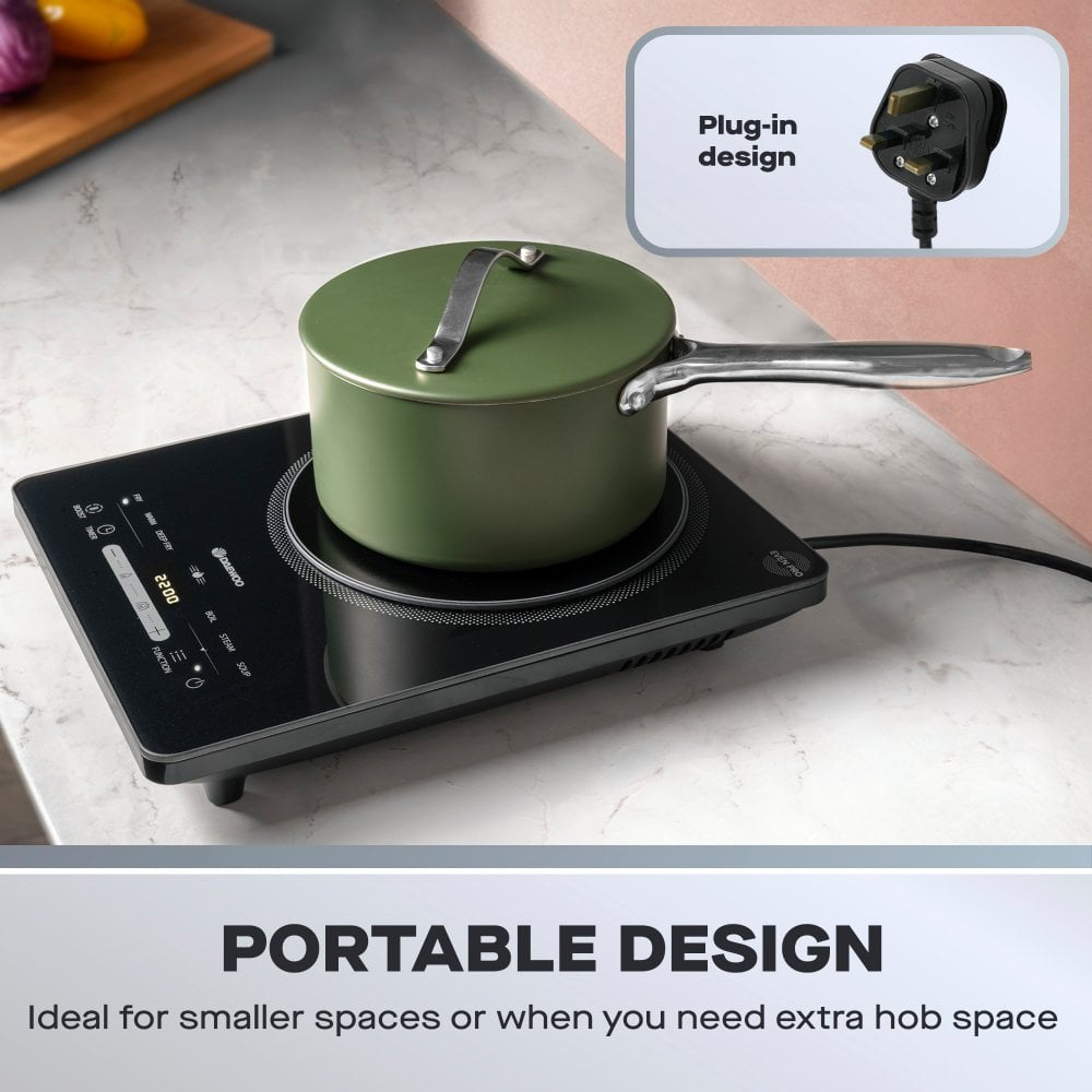 Daewoo 2200W Single Induction Hob - Black | 983753 from Daewoo - DID Electrical