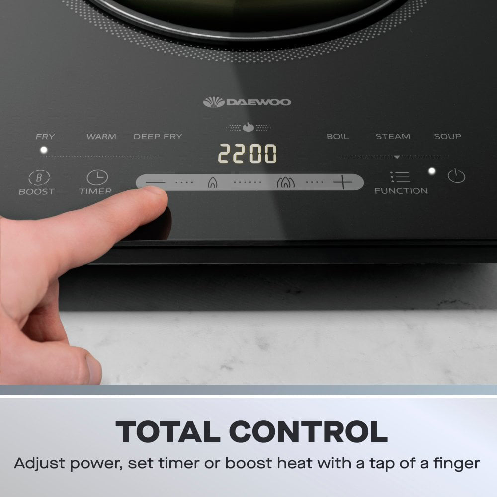 Daewoo 2200W Single Induction Hob - Black | 983753 from Daewoo - DID Electrical