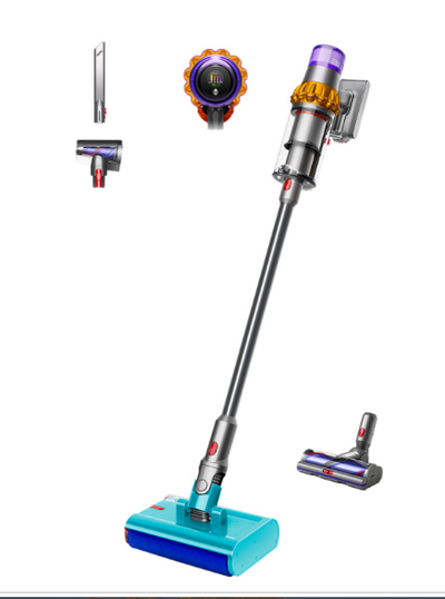 Dyson V15s Detect Submarine Cordless Vacuum Cleaner - Nickel & Blue | V15SUBMARINE