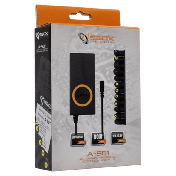 Sbox Universal Laptop Charger | A-901 from Sbox - DID Electrical