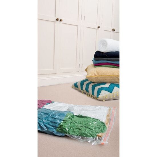 JML Vac Pack Vacuum Seal Storage Bags Clear Pack of 2 DID.ie