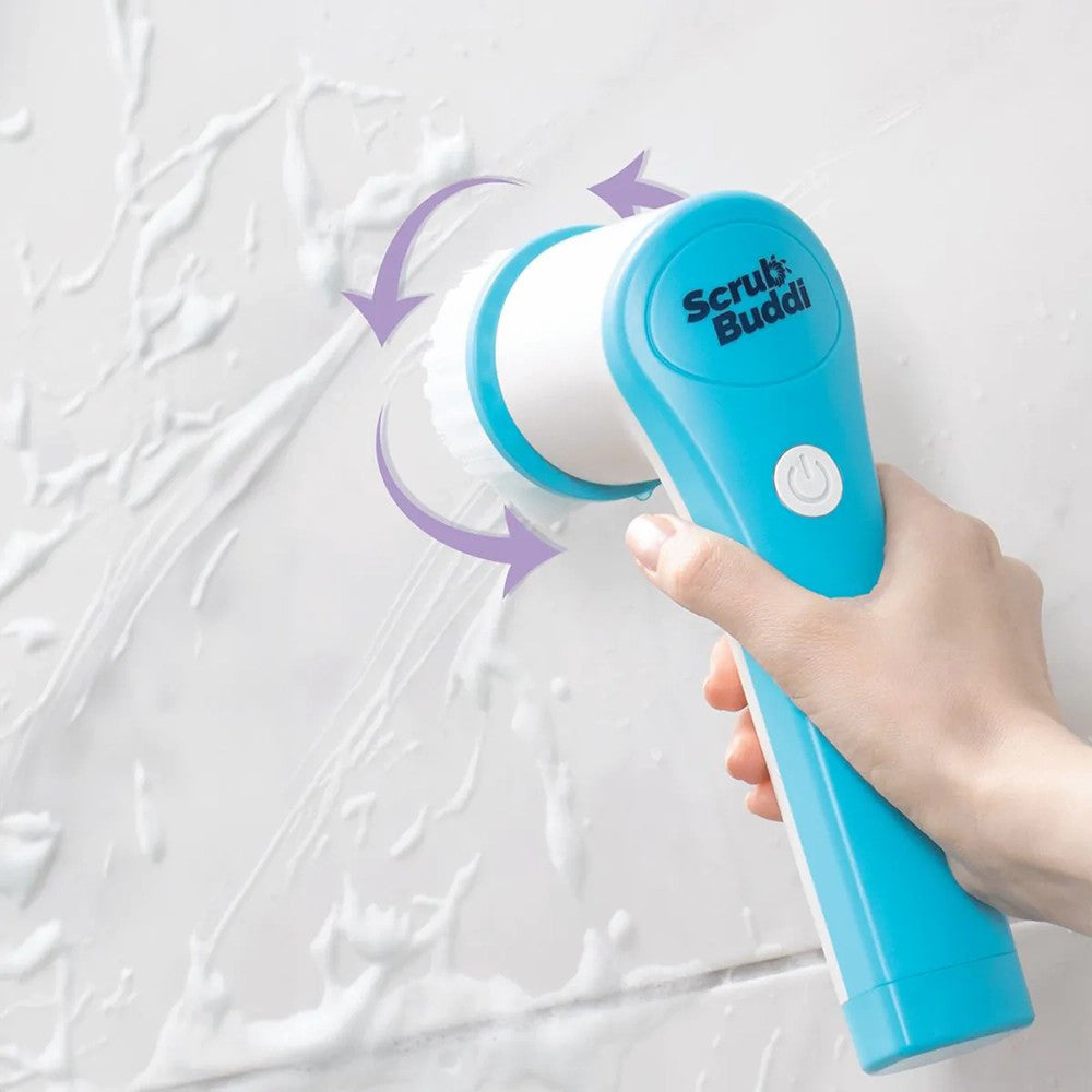 JML Scrub Buddi Electric Cleaning Brush - White & Blue | A002330 from JML - DID Electrical
