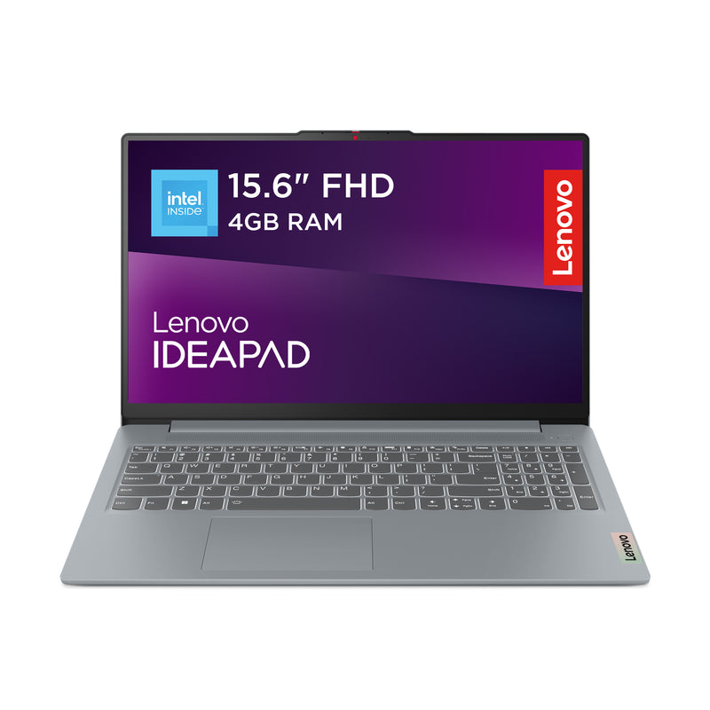 Lenovo IdeaPad Slim 3 Intel N 15.6" 4GB/128GB Laptop - Arctic Grey | 82XB0094UK from Lenovo - DID Electrical