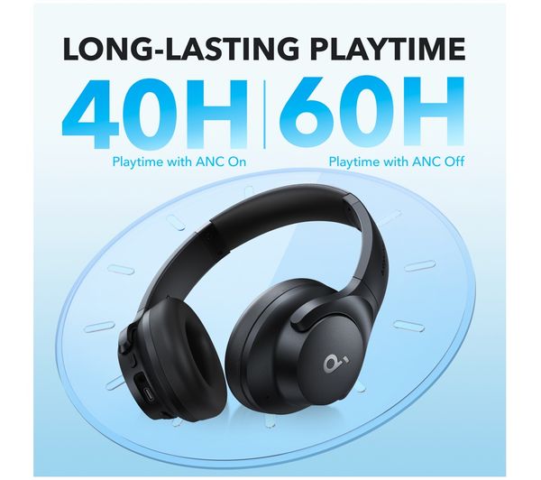 Soundcore Q21i Over-Ear Wireless Noise-Cancelling Headphone - Black | A3004311