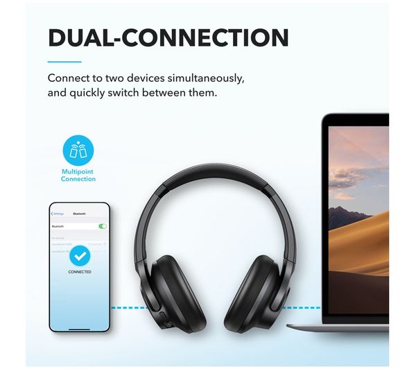 Soundcore Q21i Over-Ear Wireless Noise-Cancelling Headphone - Black | A3004311