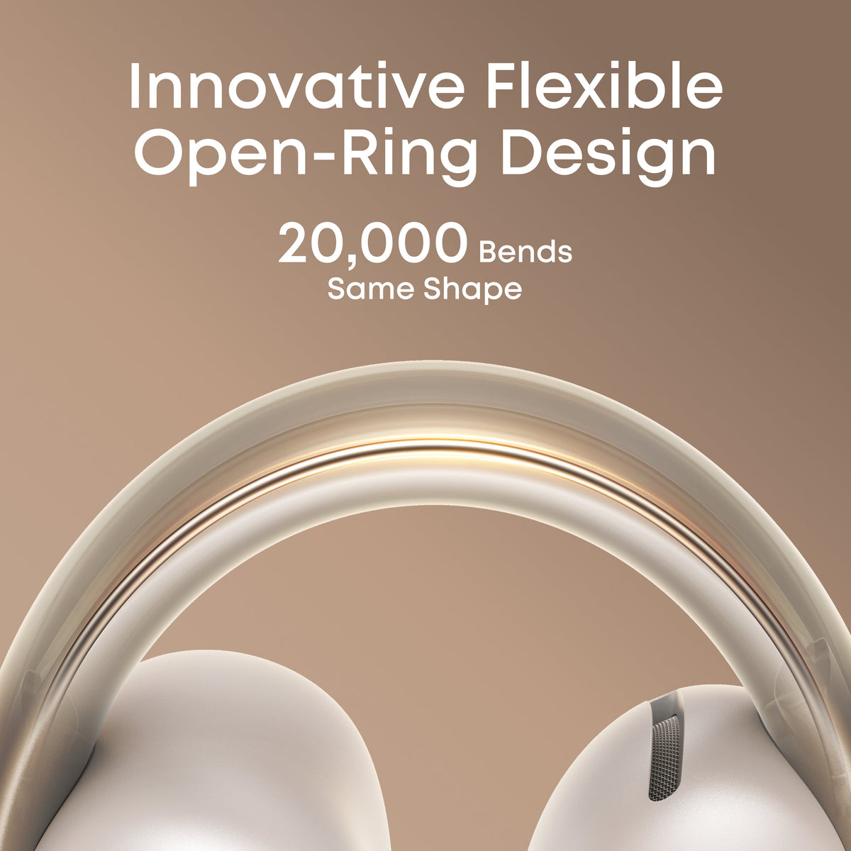 Soundcore AeroClip Open-Ear Wireless Earbuds - Champagne Mist | A3388G21