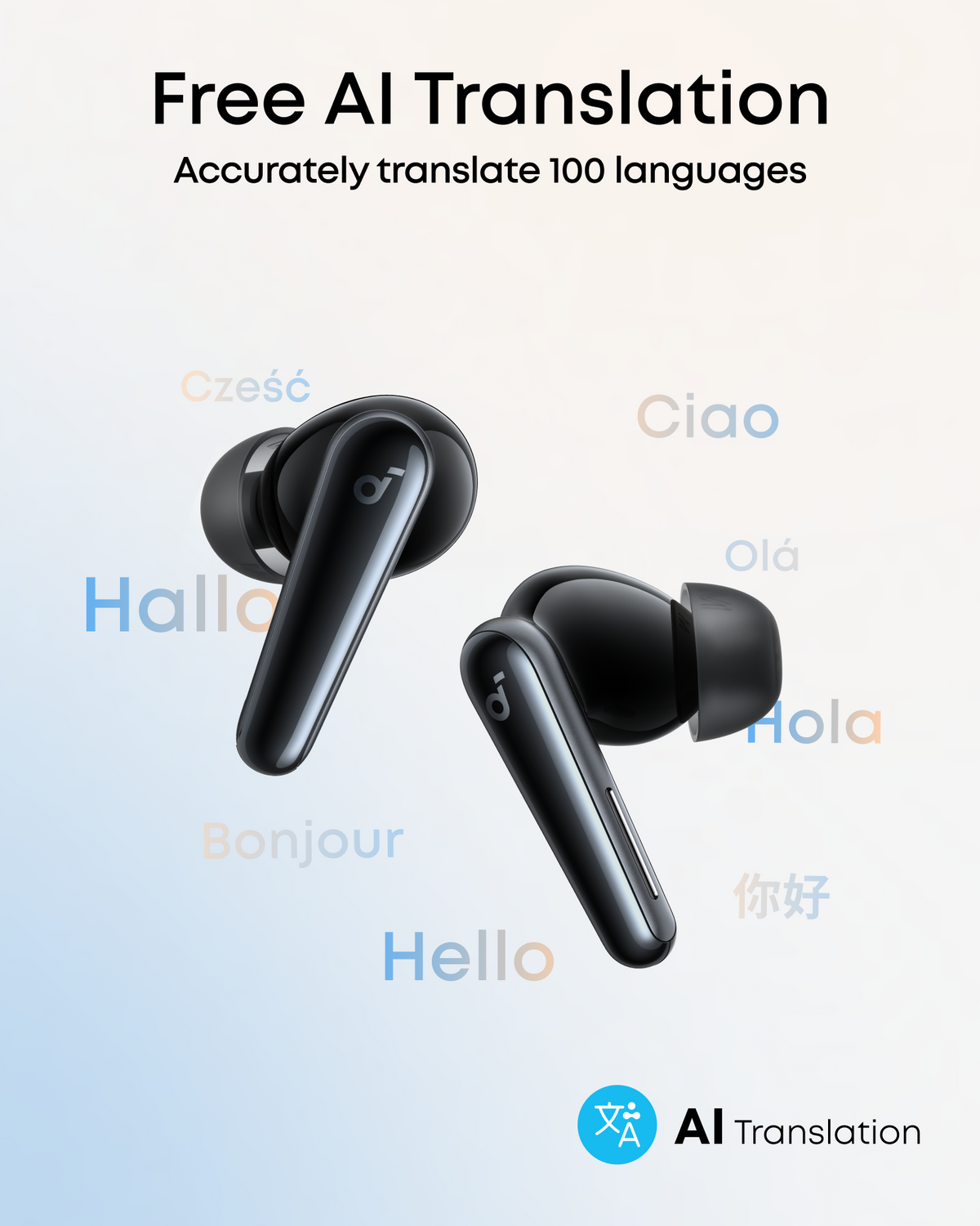 Soundcore Liberty 5 In-Ear Wireless Bluetooth Earbuds - Black | A3957G11