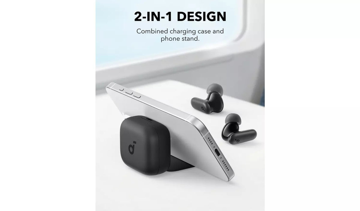 Soundcore R50i In-Ear Noise-Cancelling True Wireless Bluetooth Earbuds - Black | A3959G11