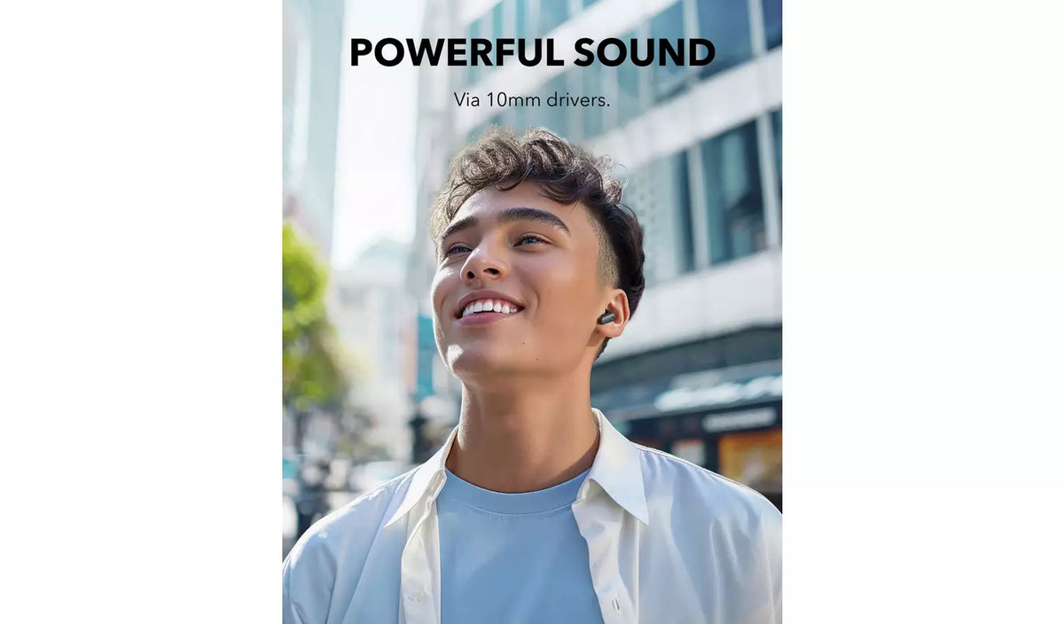 Soundcore R50i In-Ear Noise-Cancelling True Wireless Bluetooth Earbuds - Black | A3959G11