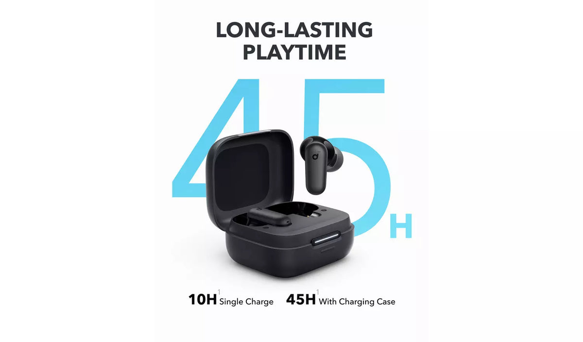 Soundcore R50i In-Ear Noise-Cancelling True Wireless Bluetooth Earbuds - Black | A3959G11