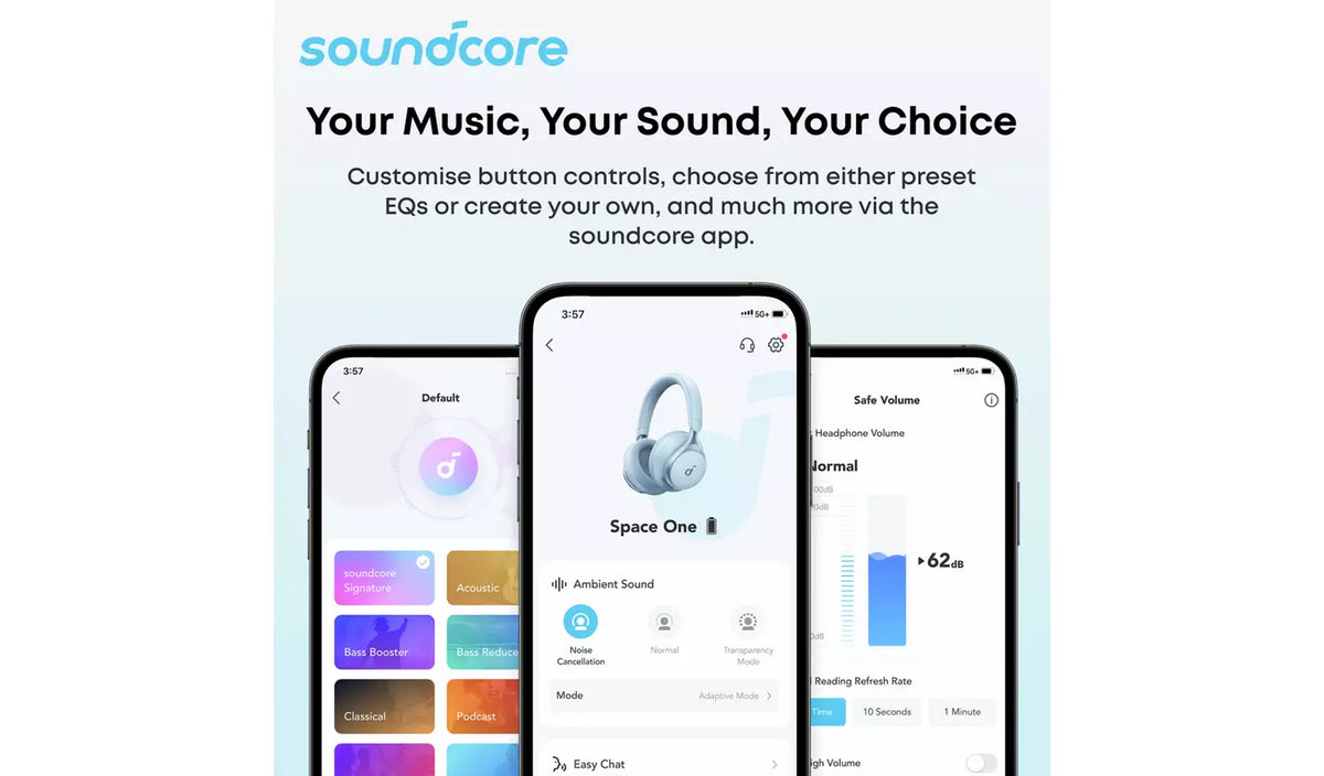 Soundcore R50i In-Ear Noise-Cancelling True Wireless Bluetooth Earbuds - Black | A3959G11
