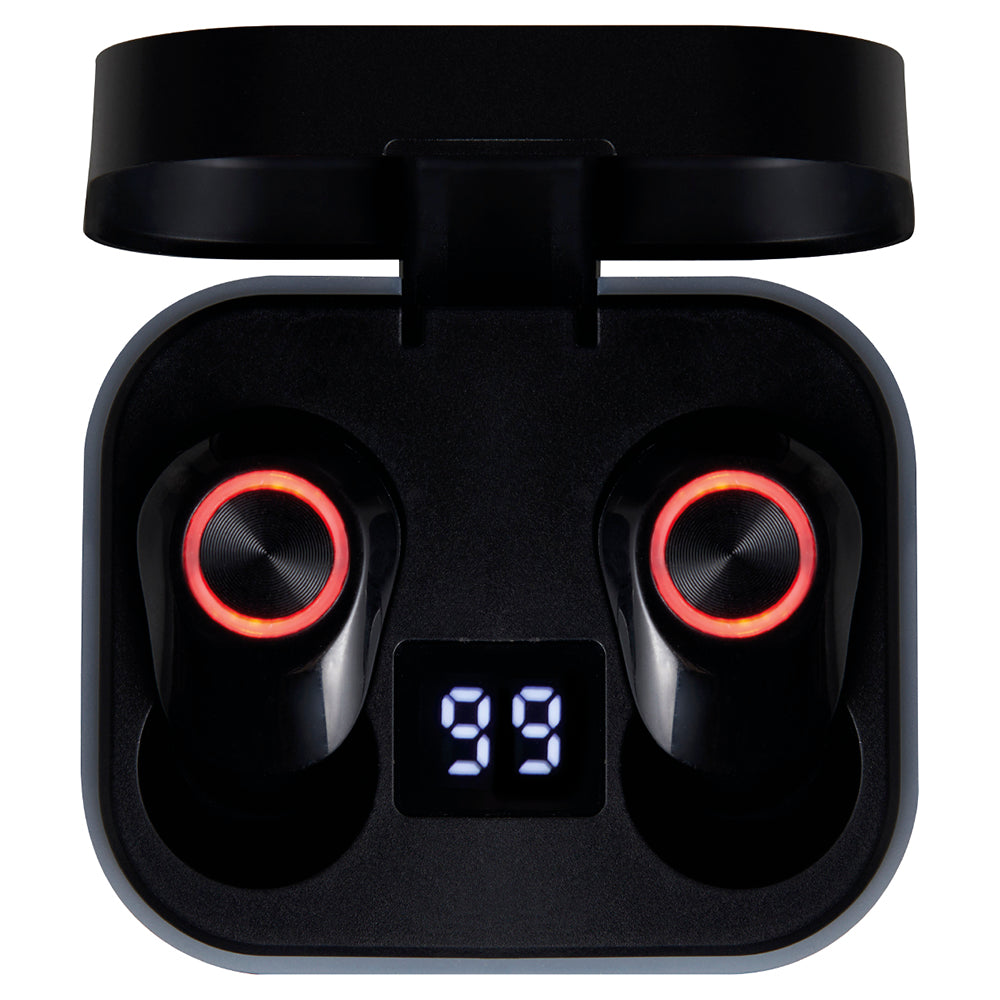 Akai In-Ear Wireless Bluetooth Earbuds with Charging Case - Black | A61078BLK from Akai - DID Electrical