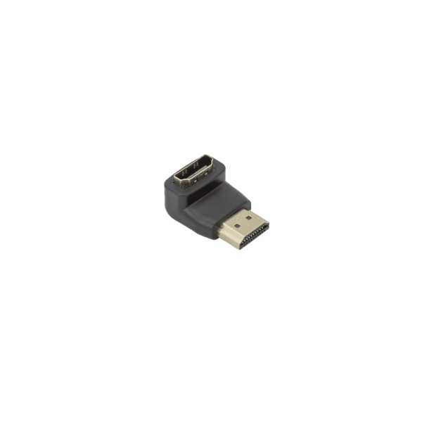 Sbox HDMI Female To HDMI Male 90° Adapter - Black | AD.HDMI-F/M-90/R from Sbox - DID Electrical