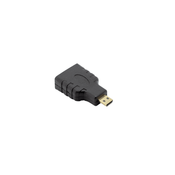 Sbox HDMI Female To Micro HDMI Male Adapter - Black | AD.HDMI-MICRO/R from Sbox - DID Electrical