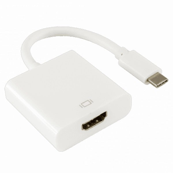 Sbox TYPE-C Male - HDMI Female - White | AD.HDMI-TYPEC/R from Sbox - DID Electrical