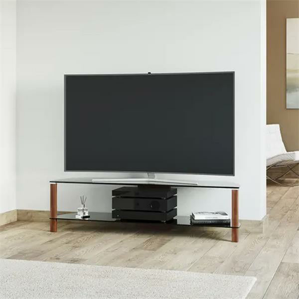 Alphason Century 1200mm TV Stand for Up To 55&quot; Screen TV - Walnut | ADCE1200-BLK1 from Alphason - DID Electrical
