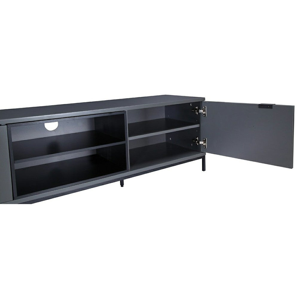Alphason Chaplin 1600 TV Stand for TVs Up to 72&quot; - Charcoal | ADCH1600-CH from Alphason - DID Electrical