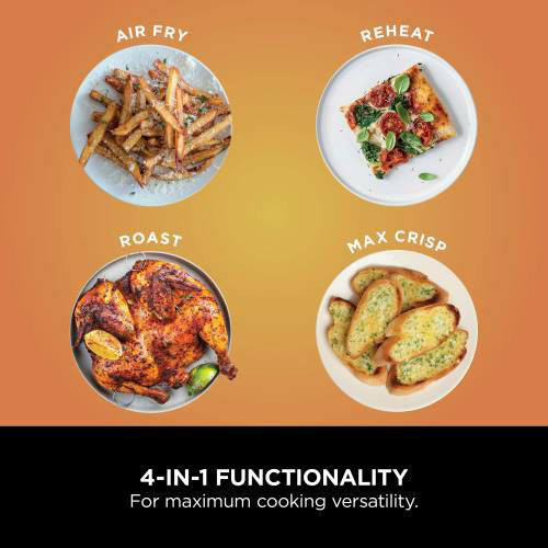 Ninja Foodi 4-in-1 Dual Zone 7.6L Air Fryer - Black | AF200UK from Ninja - DID Electrical