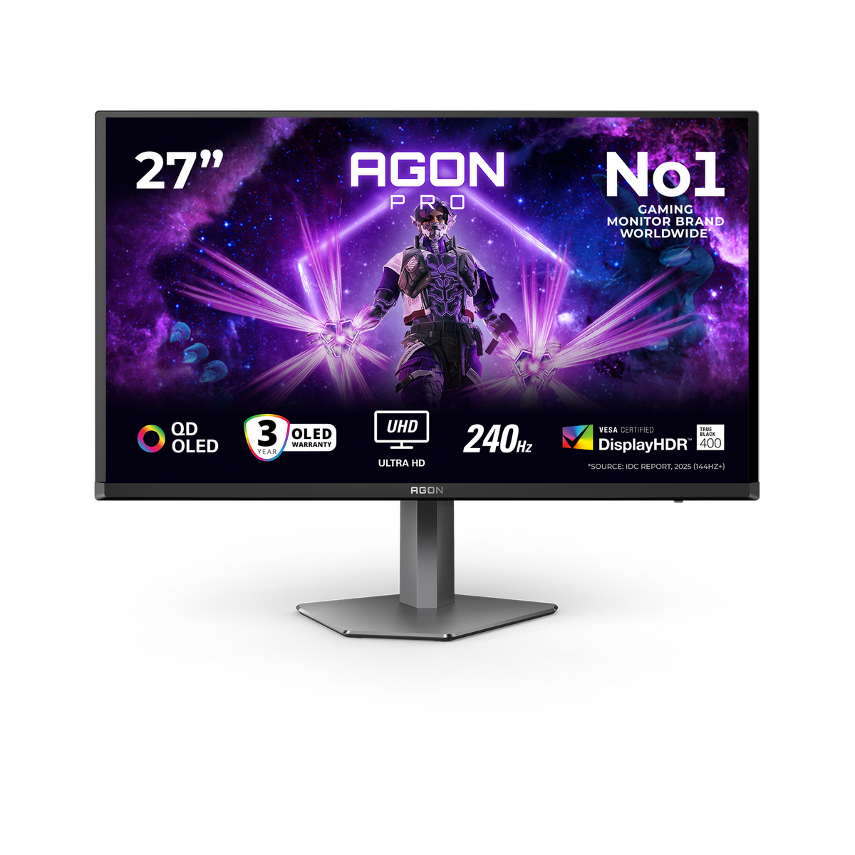 AOC 26.5" UHD Gaming Monitor - Black | AG276UZD