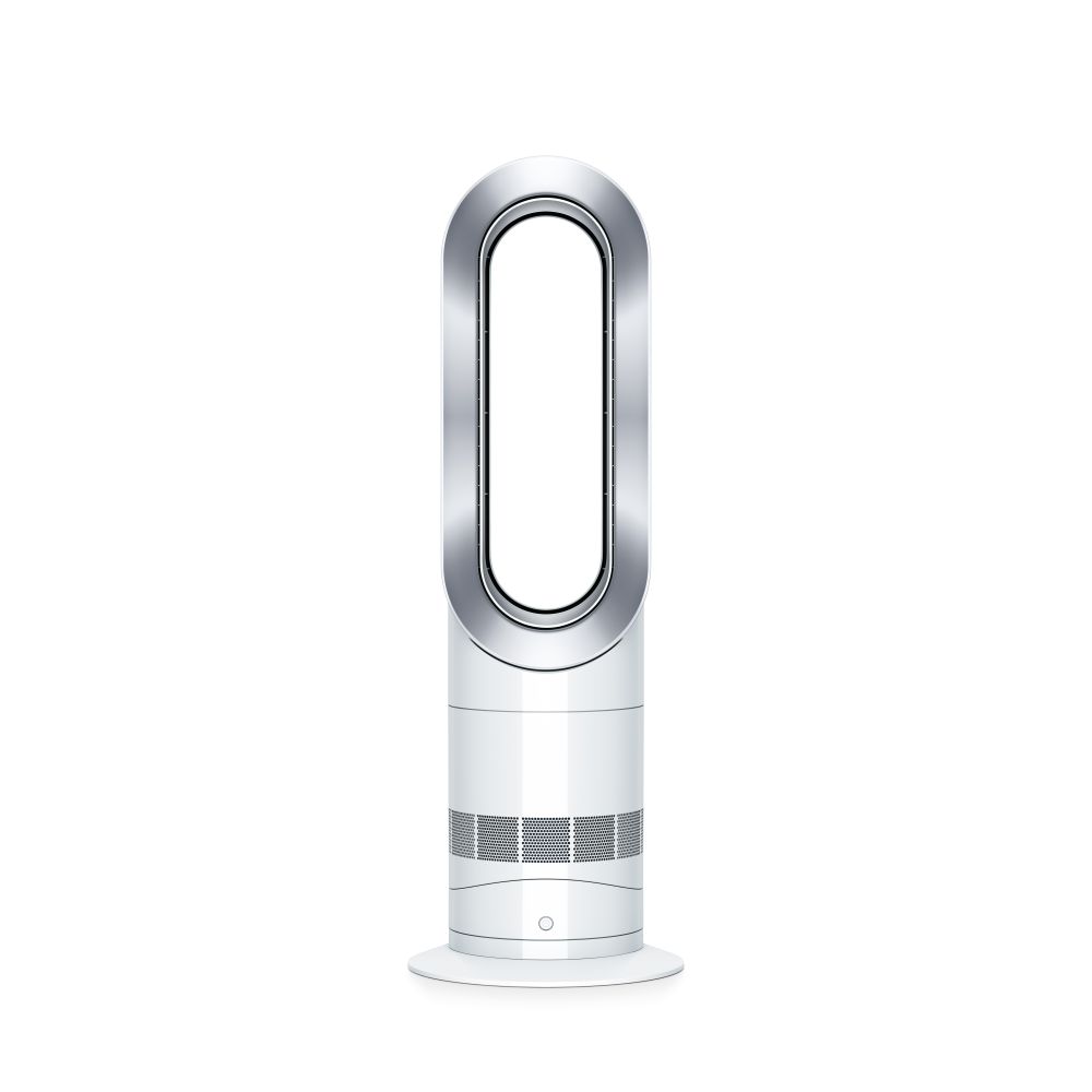 Dyson Hot + Cool Jet Focus Purifying Desk Fan Heater - White &amp; Silver | AM09 from Dyson - DID Electrical