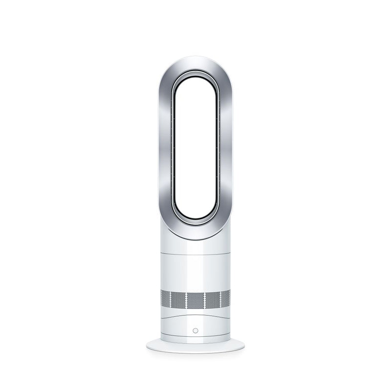 Dyson Hot + Cool Jet Focus Purifying Desk Fan Heater - White & Silver | AM09 from Dyson - DID Electrical
