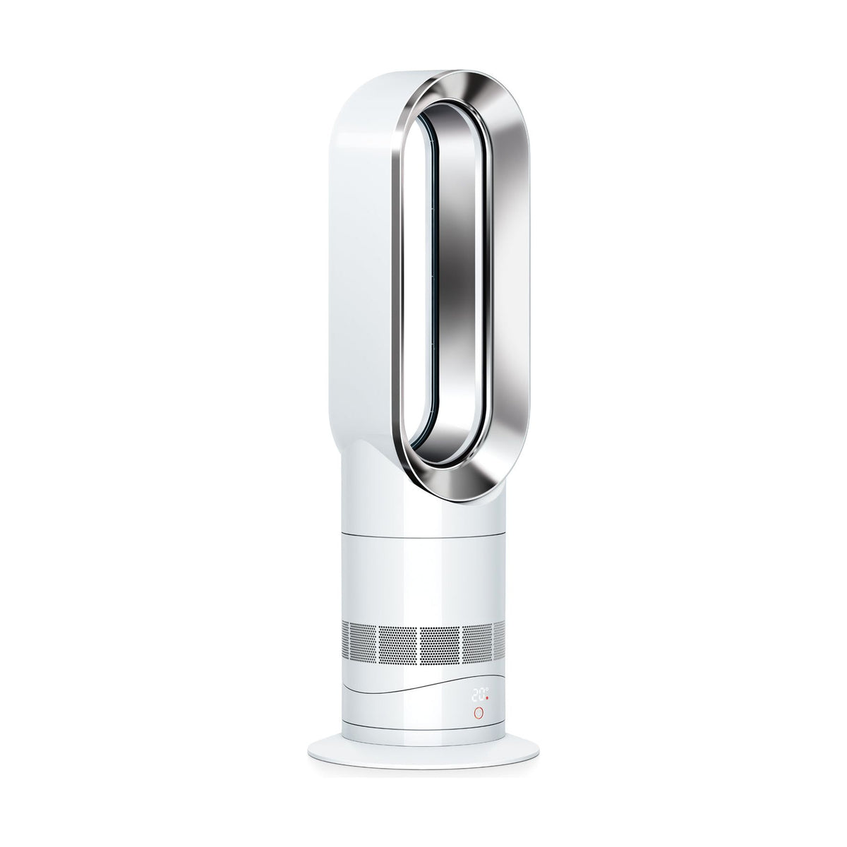 Dyson Hot + Cool Jet Focus Desk Fan Heater - White &amp; Silver | AM09 from Dyson - DID Electrical