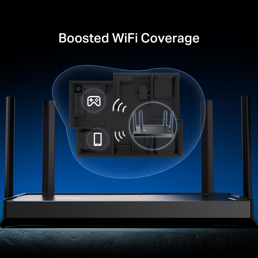 TP Link BE3600 Dual Band Wi-Fi 7 Router - Black | ARCHER BE230 from TP Link - DID Electrical