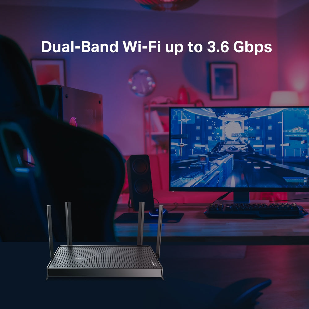 TP Link BE3600 Dual Band Wi-Fi 7 Router - Black | ARCHER BE230 from TP Link - DID Electrical