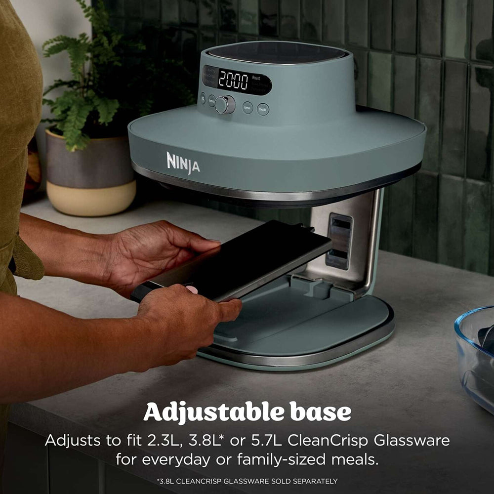 Ninja CRISPi PRO 7-in-1 XL Glass Air Fryer - Ash Grey | AS101UKGY from Ninja - DID Electrical