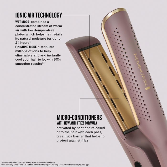 Remington Airvive 2-in-1 Air Styler - Mauve & Gold | AS8930U51