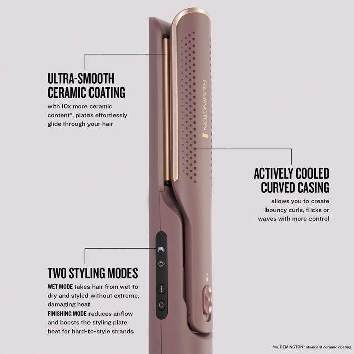 Remington Airvive 2-in-1 Air Styler - Mauve & Gold | AS8930U51