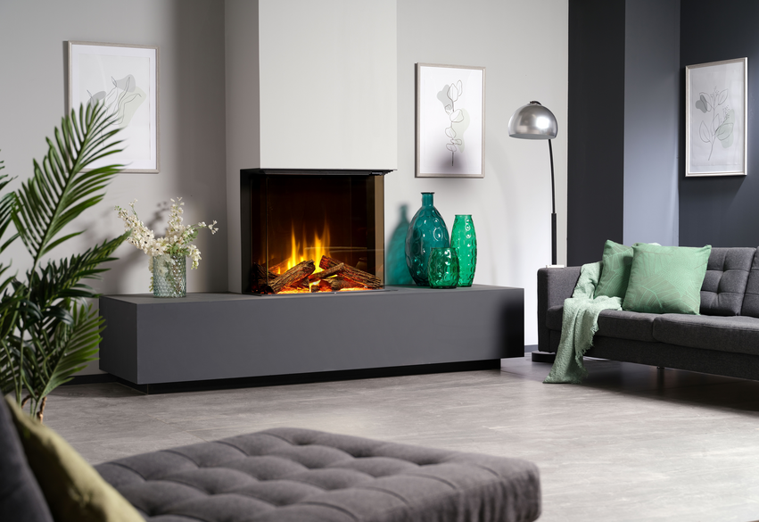 Dimplex Aspire 30" Built-In Electric Fire - Black | ASP30