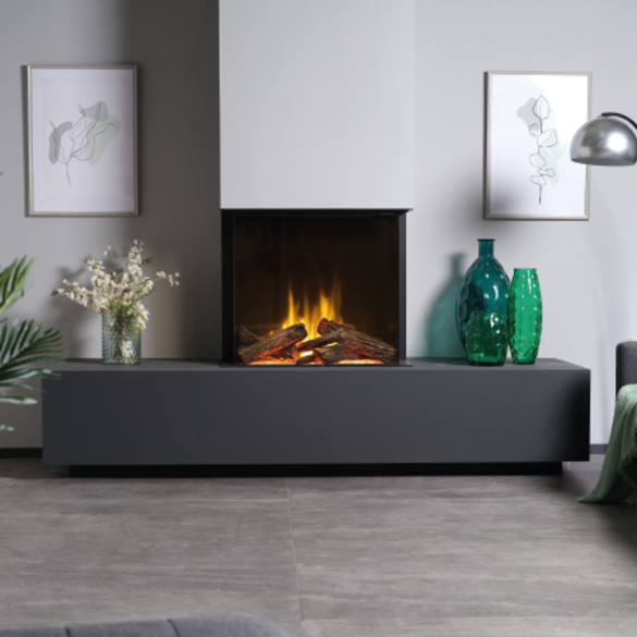 Dimplex Aspire 30" Built-In Electric Fire - Black | ASP30