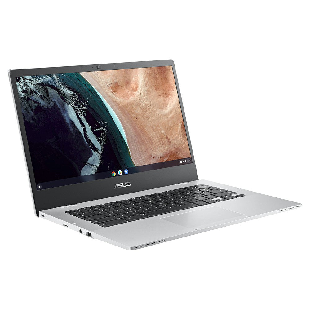 Asus Intel Celeron 14&quot; 4GB/64GB Chromebook - Transparent Silver | CX1400CKA-NK0380 from Asus - DID Electrical
