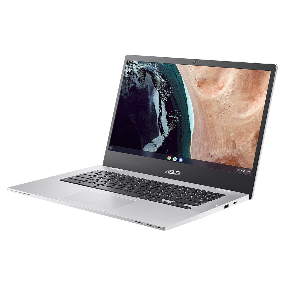 Asus Intel Celeron 14&quot; 4GB/64GB Chromebook - Transparent Silver | CX1400CKA-NK0380 from Asus - DID Electrical