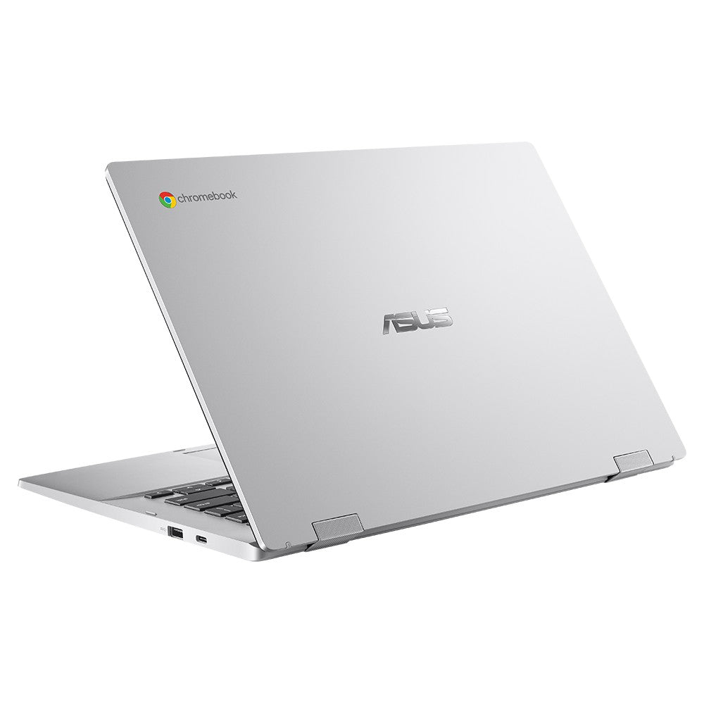 Asus Intel Celeron 14&quot; 4GB/64GB Chromebook - Transparent Silver | CX1400CKA-NK0380 from Asus - DID Electrical