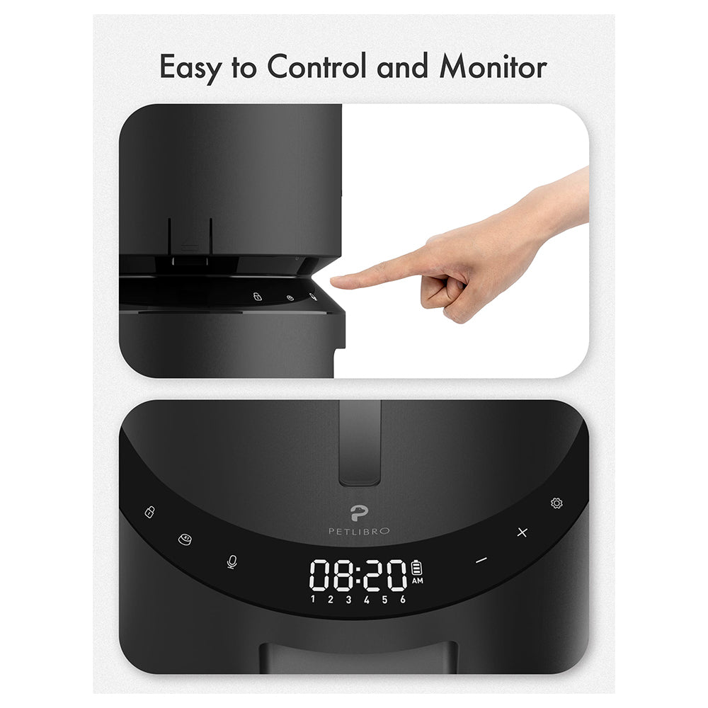 Petlibro Granary 3L Automatic Feeder - Black | PL-AF005-91B from Petlibro - DID Electrical