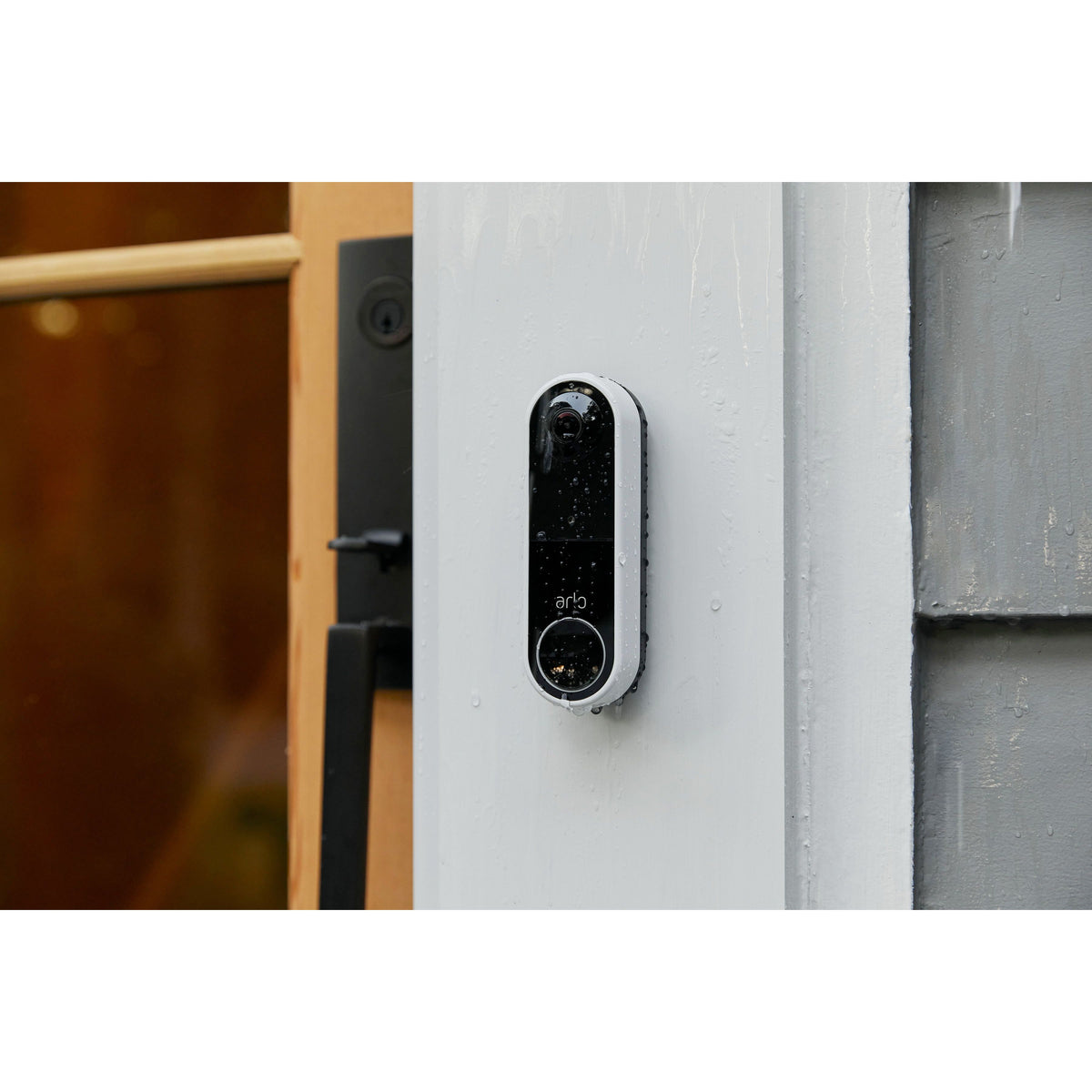 Arlo 1080p Essential Wire Free Video Doorbell - White | AVD2001100EUS from Arlo - DID Electrical