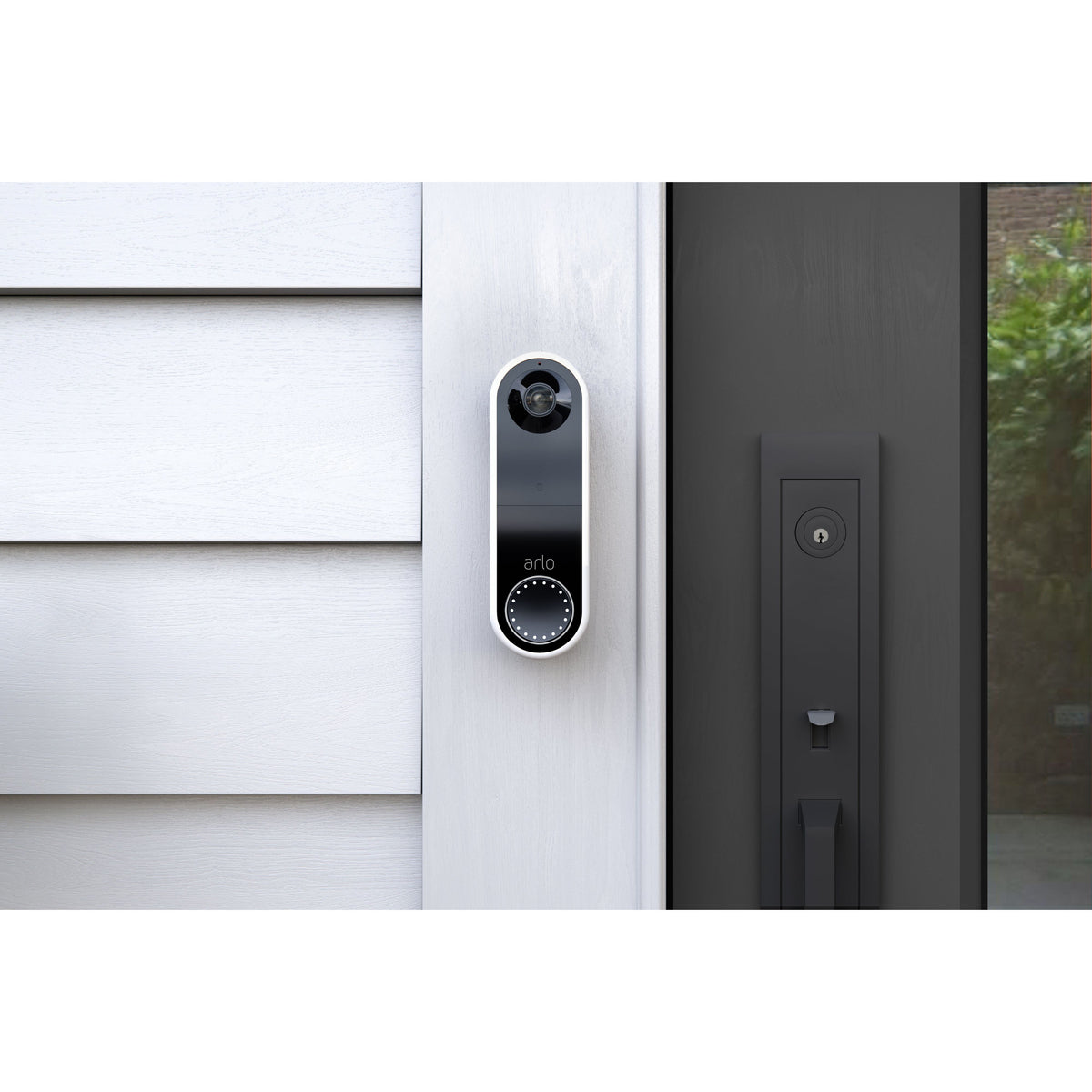 Arlo 1080p Essential Wire Free Video Doorbell - White | AVD2001100EUS from Arlo - DID Electrical