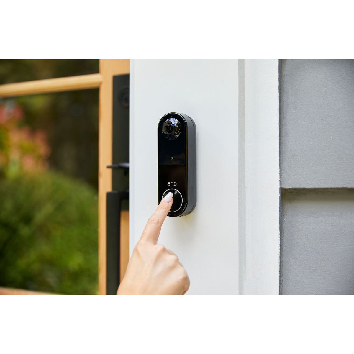Arlo Essential Wire Free Video Doorbell -  Black | AVD2001B100EUS from Arlo - DID Electrical