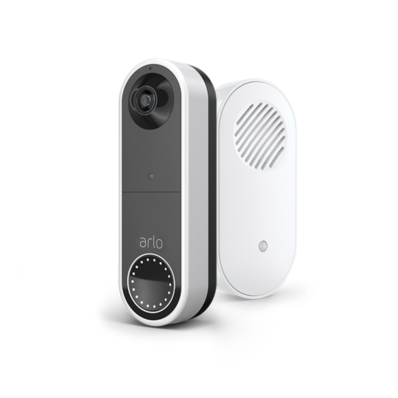 Arlo Essential Wire Free Video Doorbell Kit with Chime 2 - White | AVDK2001100UKS from Arlo - DID Electrical