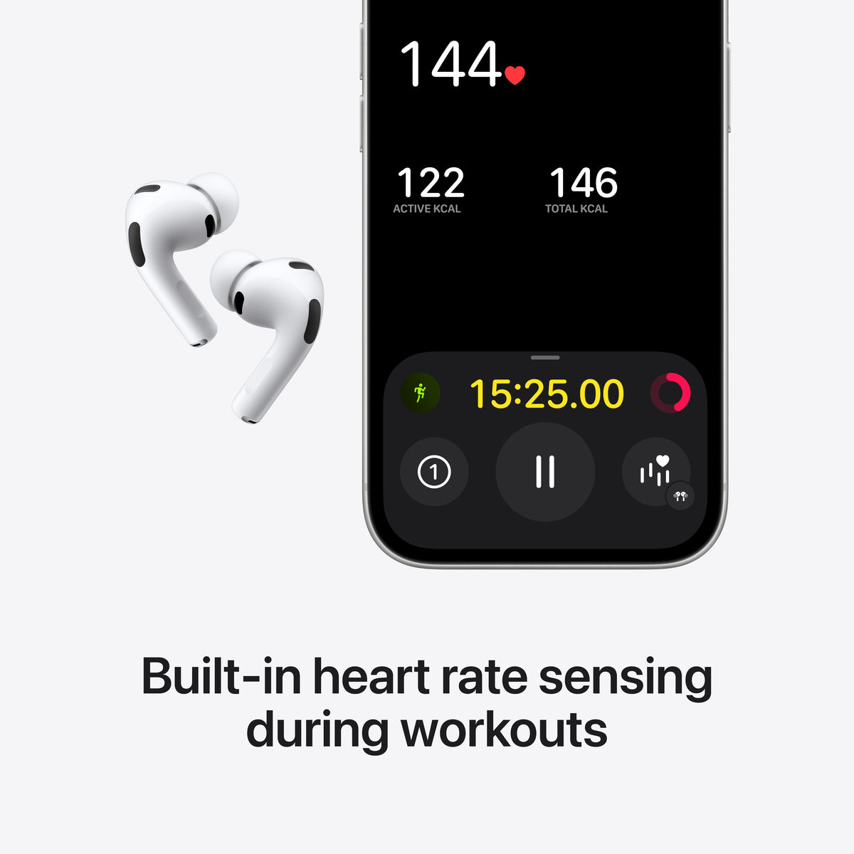 Apple AirPods Pro 3rd Gen In-Ear Wireless Bluetooth Earbuds - White | MFHP4ZM/A from Apple - DID Electrical