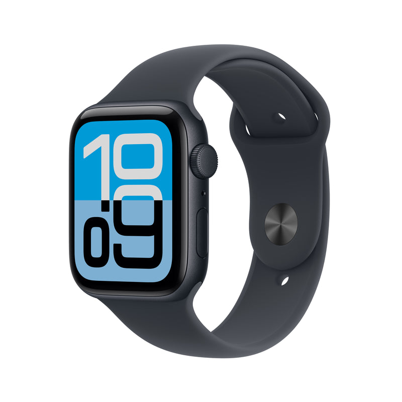 Apple Watch SE 3 GPS 44MM Midnight Aluminium Case with Midnight Sport Band - M/L | MEHQ4MP/A from Apple - DID Electrical