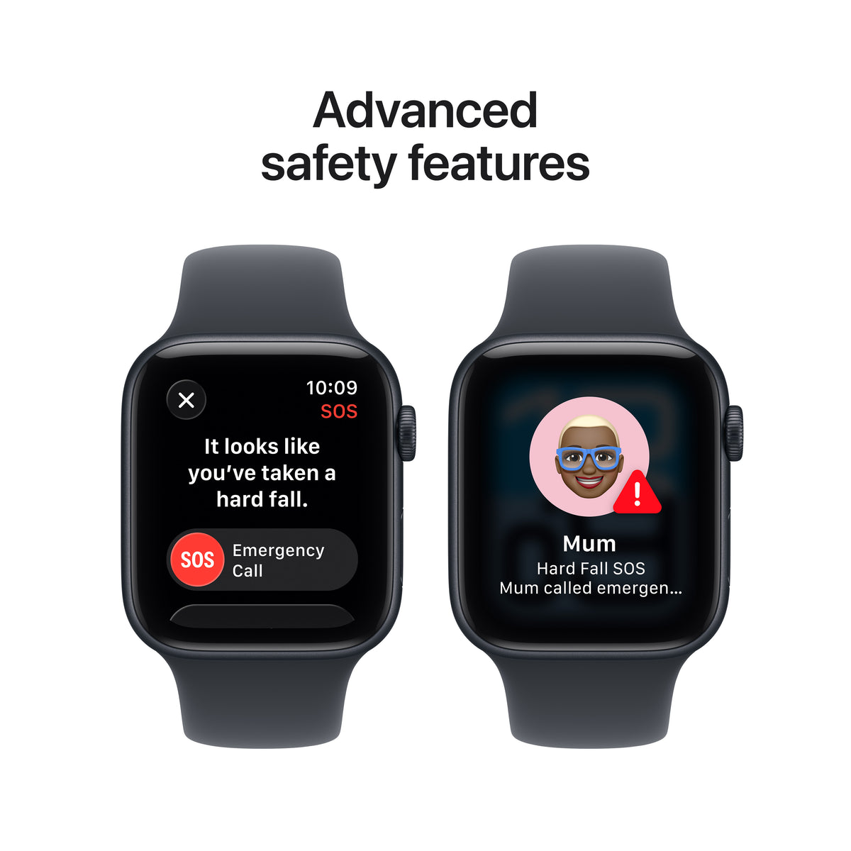 Apple Watch SE 3 GPS 44MM Midnight Aluminium Case with Midnight Sport Band - M/L | MEHQ4MP/A from Apple - DID Electrical