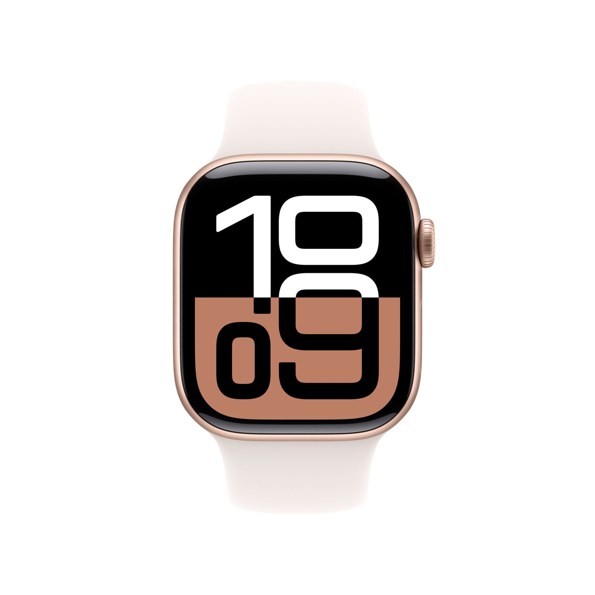 Apple Watch Series 10 GPS 42mm Rose Gold Aluminium Case with Light Blush Sport Band - S/M | MWWH3QA/A from Apple - DID Electrical