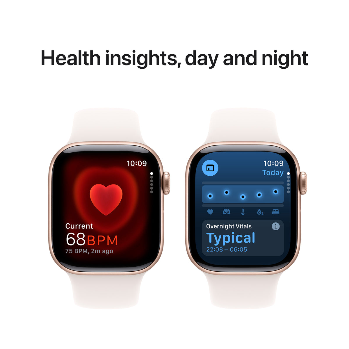 Apple Watch Series 10 GPS 42mm Rose Gold Aluminium Case with Light Blush Sport Band - S/M | MWWH3QA/A from Apple - DID Electrical
