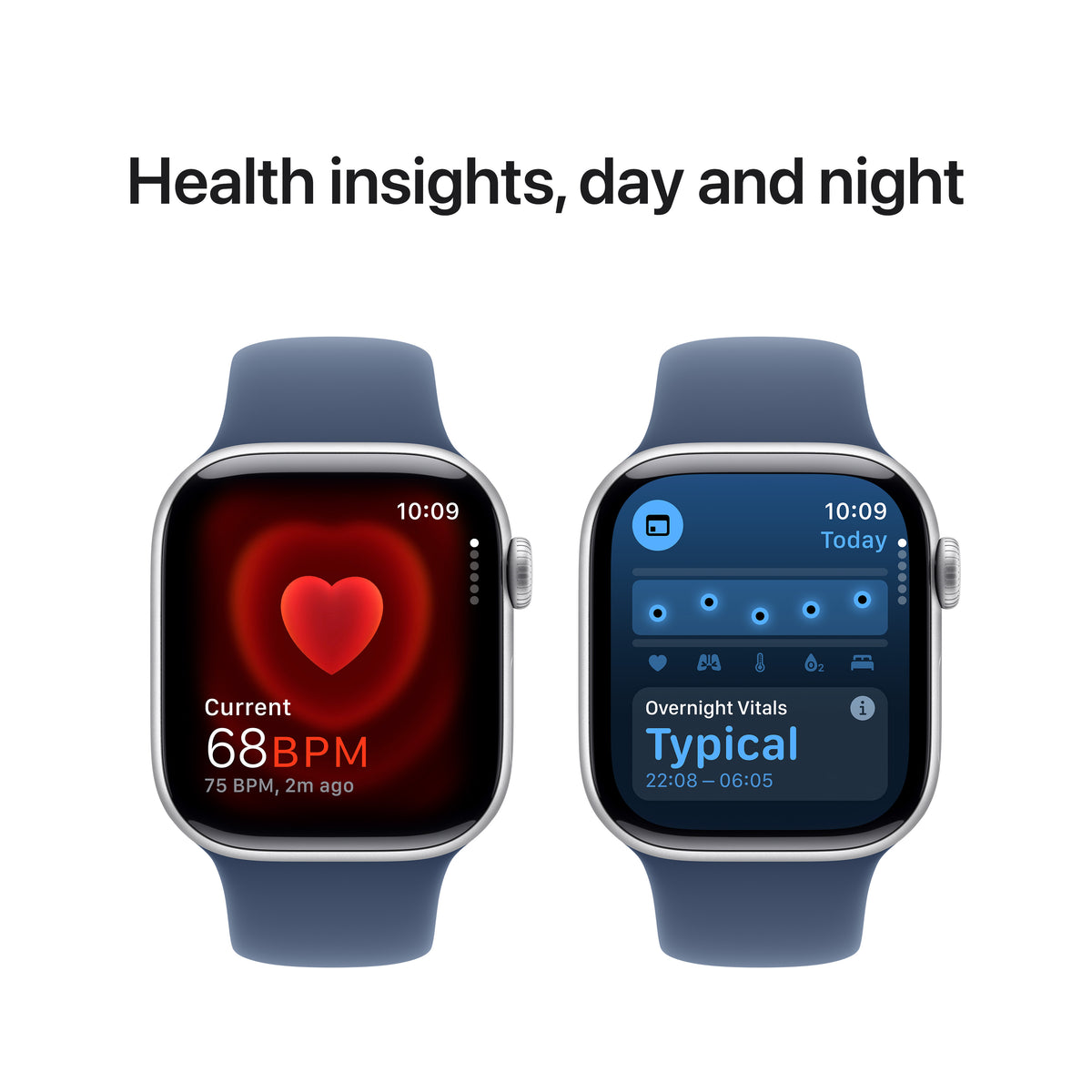 Apple Watch Series 10 GPS 42mm Silver Aluminium Case with Denim Sport Band - M/L | MWWC3QA/A from Apple - DID Electrical