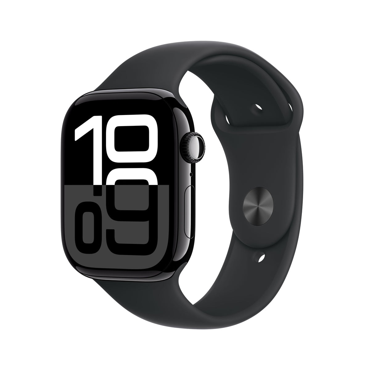 Apple Watch Series 10 GPS 46mm Jet Black Aluminium Case with Black Sport Band - M/L | MWWQ3QA/A from Apple - DID Electrical