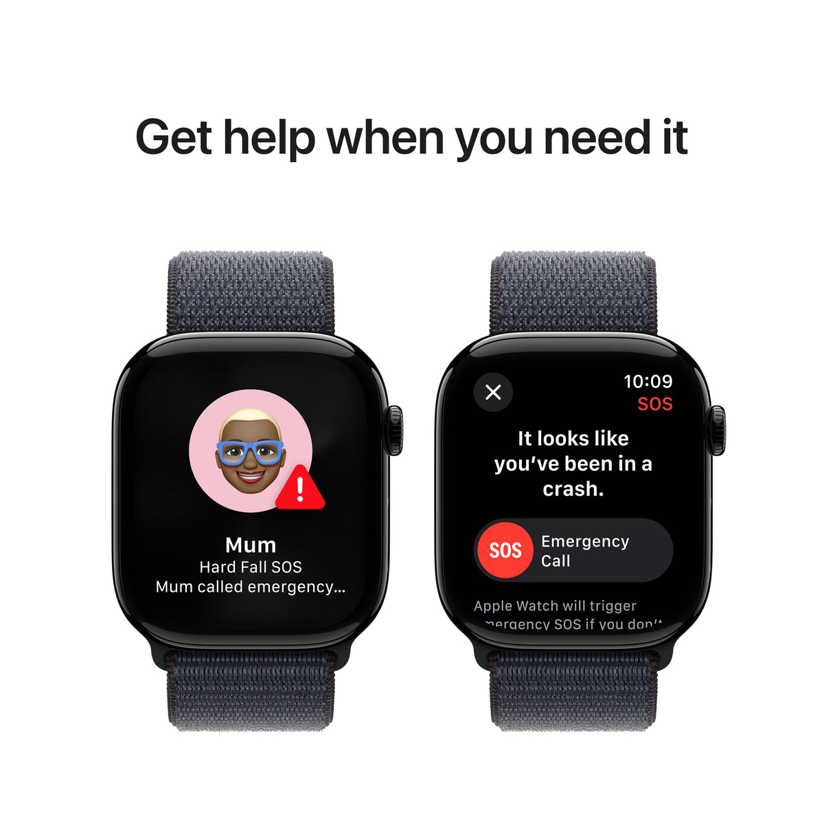 Apple Watch Series 10 GPS + Cellular 46mm Jet Black Aluminium Case with Black Sport Band - M/L | MWY43QA/A from Apple - DID Electrical