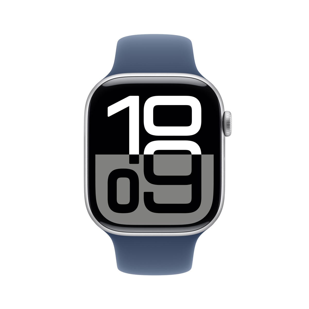 Apple Watch Series 10 GPS 46mm Silver Aluminium Case with Denim Sport Band - M/L | MWWM3QA/A from Apple - DID Electrical